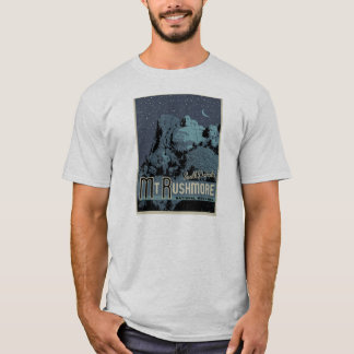 Mt Rushmore op Night Tee Shirt