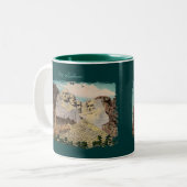 Mt. Rushmore Painted Coffee Mug (Devant gauche)