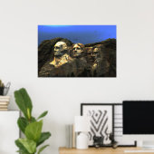 mt rushmore poster (Thuiskantoor)