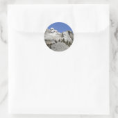 Mt Rushmore Ronde Sticker (Tas)
