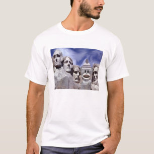 Mt Rushmore Sock Monkey T-shirt