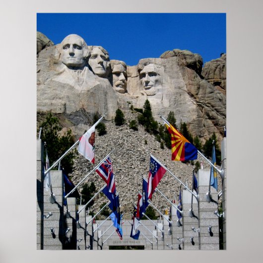 Mt Rushmore Souvenir Poster (Voorkant)