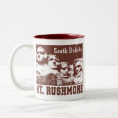 Mt. Rushmore Tweekleurige Koffiemok (Links)