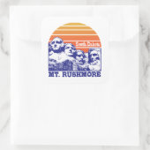 Mt. Rushmore Vierkante Sticker (Tas)