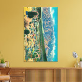 Mt. San Jacinto van Devil's Garden Canvas Afdruk (Insitu (Woonkamer))