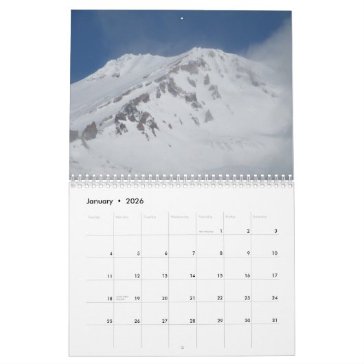 Mt. Shasta 2011Calendar Kalender (Jan 2026)