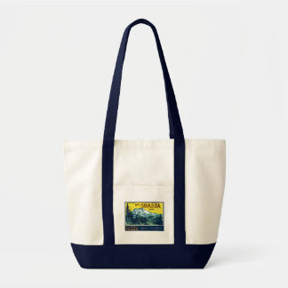  mt Shasta California Pars Label Tote Bag