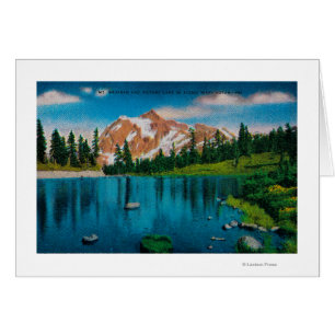 Mt. Shuksan et lac picture, WA