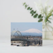 Mt St Helens & Fremont Bridge Briefkaarten (Staand voorkant)