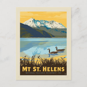 Mt St. Helens   Washington Briefkaart