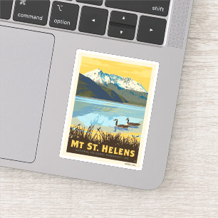 Mt St. Helens Washington Sticker