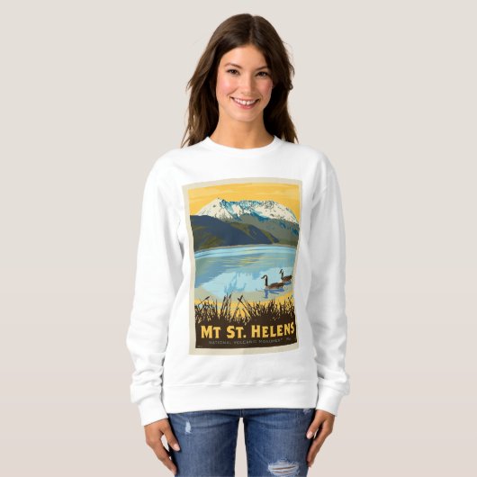 Mt St. Helens | Washington Trui (Voorkant volledig)