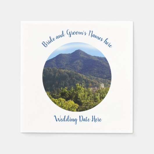 Mt Tamalpais servetten (Voorkant)