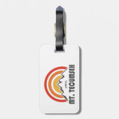 Mt. Tecumseh New Hampshire Bagagelabel (Achterkant verticaal)