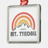 Mt. Tyndall California Metalen Ornament (Links)