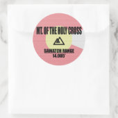 Mt. van het Heilige Kruis Ronde Sticker (Tas)