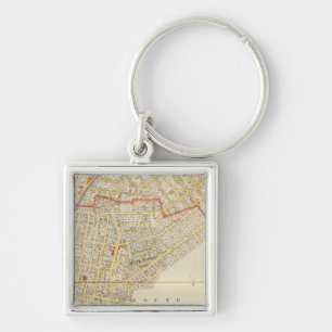 Mt Vernon Atlas Map Sleutelhanger