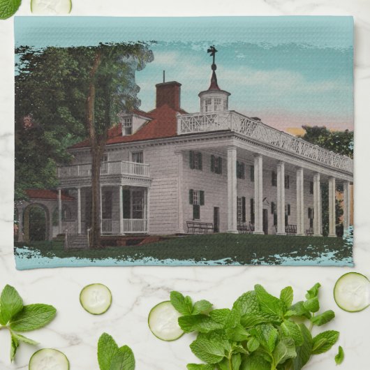 Mt. Vernon Theedoek (Gevouwen)