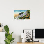 Mt Washington Cog Railway, Jacob's Ladder Poster (Thuiskantoor)