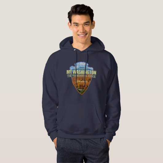 Mt Washington (pijlpunt) Hoodie (Voorkant volledig)