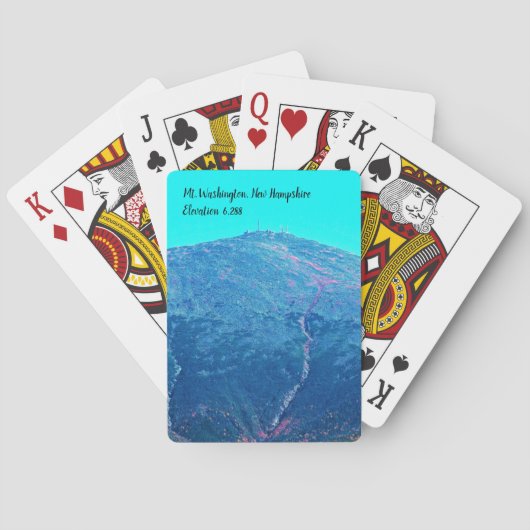 Mt. Washington-speelkaarten Pokerkaarten (Achterkant)