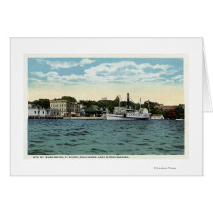 Mt Washington Steamer au quai Wolfeboro