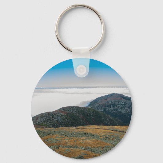 Mt. Washington Summit Horizon Button Sleutelhanger (Voorkant)