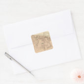 Mt Washington Vierkante Sticker (Envelop)