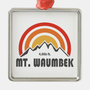 Mt. Waumbek New Hampshire Metalen Ornament