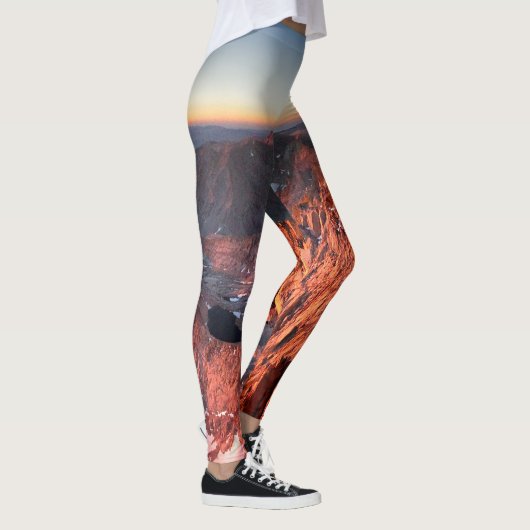 Mt Whitney en Pinnacles Sunrise - John Muir Trail Leggings (Rechts)