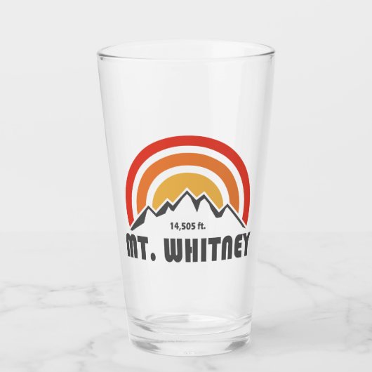 Mt. Whitney Glas (Voorkant)