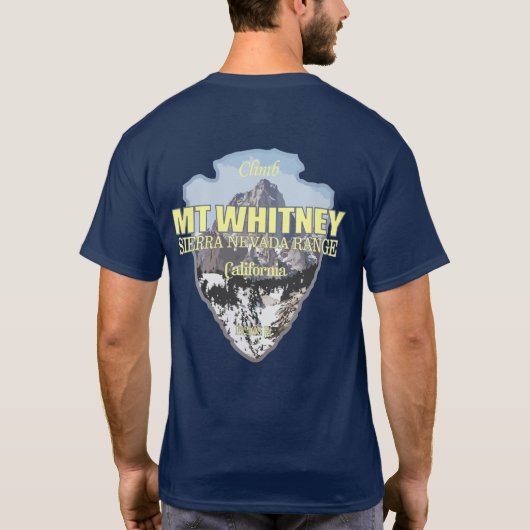 Mt Whitney (pijlpunt) T-shirt (Achterkant)