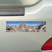 Mt Whitney Trail Crest Panorama - Sierra Bumpersticker (Op auto)