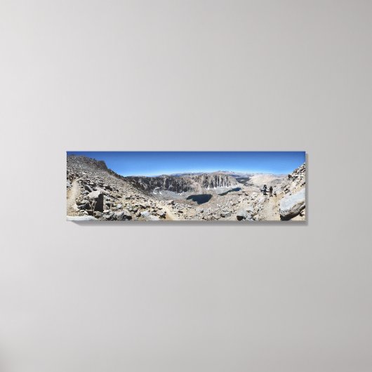 Mt Whitney Trail - John Muir Trail Canvas Afdruk (Voorkant)