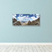 Mt Whitney Trail - John Muir Trail Canvas Afdruk (Insitu (Houten vloer))