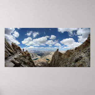 Mt Whitney Trail Over Hitchcock en Guitar lakes 2 Poster