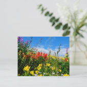 Mt. Wildbloemen Briefkaart (Staand voorkant)
