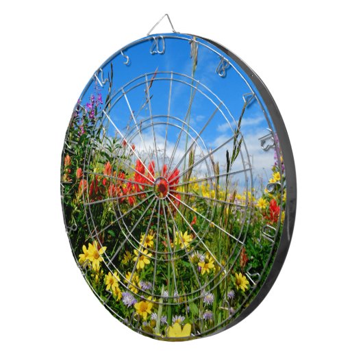 Mt. Wildbloemen Dartbord (Voorkant Rechts)