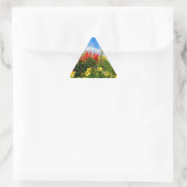 Mt. Wildbloemen Driehoek Sticker (Tas)