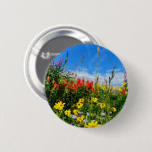 Mt. Wildbloemen Ronde Button 5,7 Cm (Voorkant /achterkant)