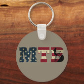 Mtb Amerikaanse vlag Sleutelhanger (Voorkant)