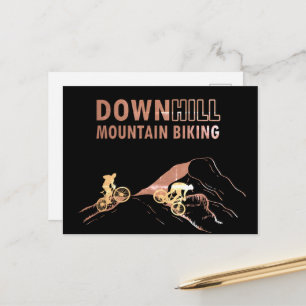 MTB downhill mountainbiken Feestdagenkaart