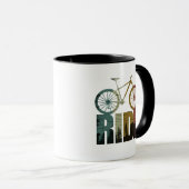 MTB Downhill Mountainbiker Mok (Voorkant rechts)