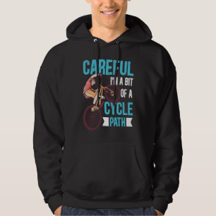 MTB Een beetje fietspad mountainbikers trail Hoodie