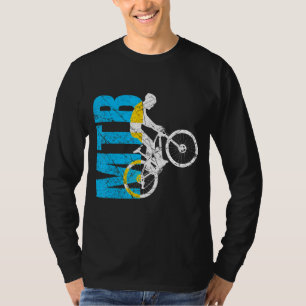 Mtb Lettering Mountain Bike Trail Park Cyclist T-shirt
