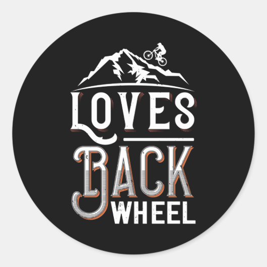 MTB - Loopback Wheel Ronde Sticker (Voorkant)