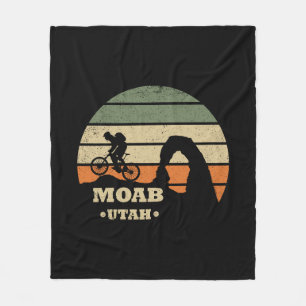 Mtb Moab - Utah Mountainbiken Fleece Deken