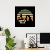 Mtb Moab - Utah Mountainbiken Poster (Thuiskantoor)