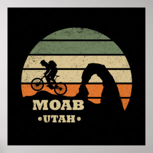 Mtb Moab - Utah Mountainbiken Poster