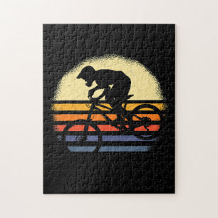 MTB Mountain Bike Bicycle Rider Downhill Vintage Legpuzzel